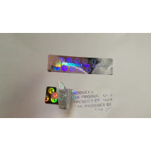 Custom security tamper evident VOID 3D laser hologram label